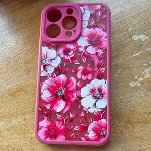 Floral Pink Phone Case- for:IPHONE 13 PRO